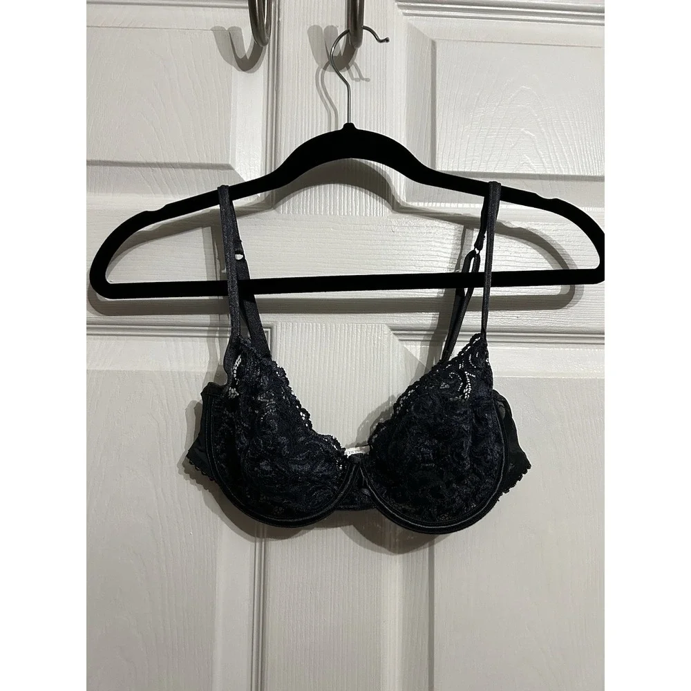 parisa by amir bra 34C underwire‎ unlined lace lingerie Intimates style 28008
